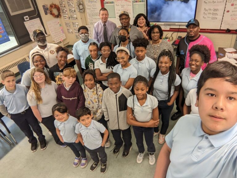 children at Bunkie Elementary